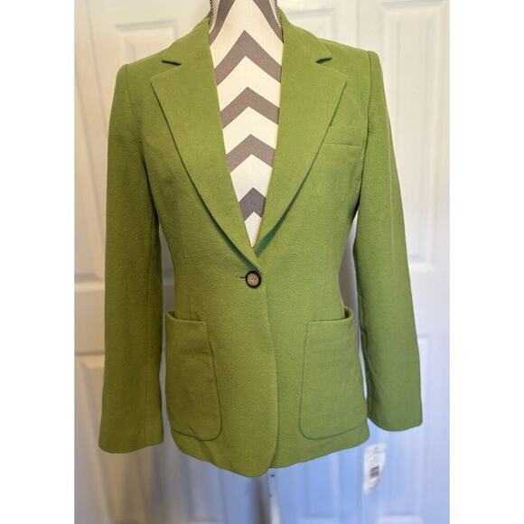 Chadwicks Light Green Blazer 6 Wool Nylon Cashmere Vintage Soft Lined Recycled - Picture 2 of 9